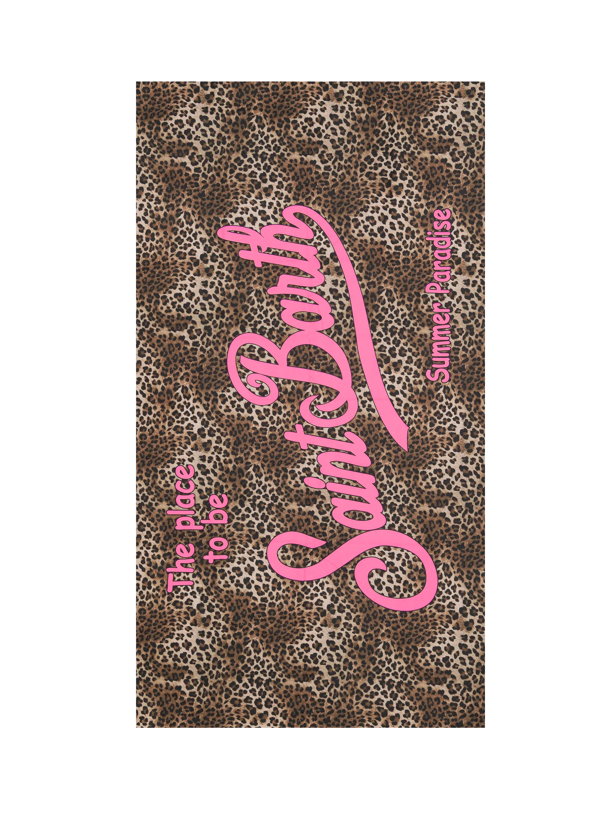 Microfiber beach towel Aidan with animalier print