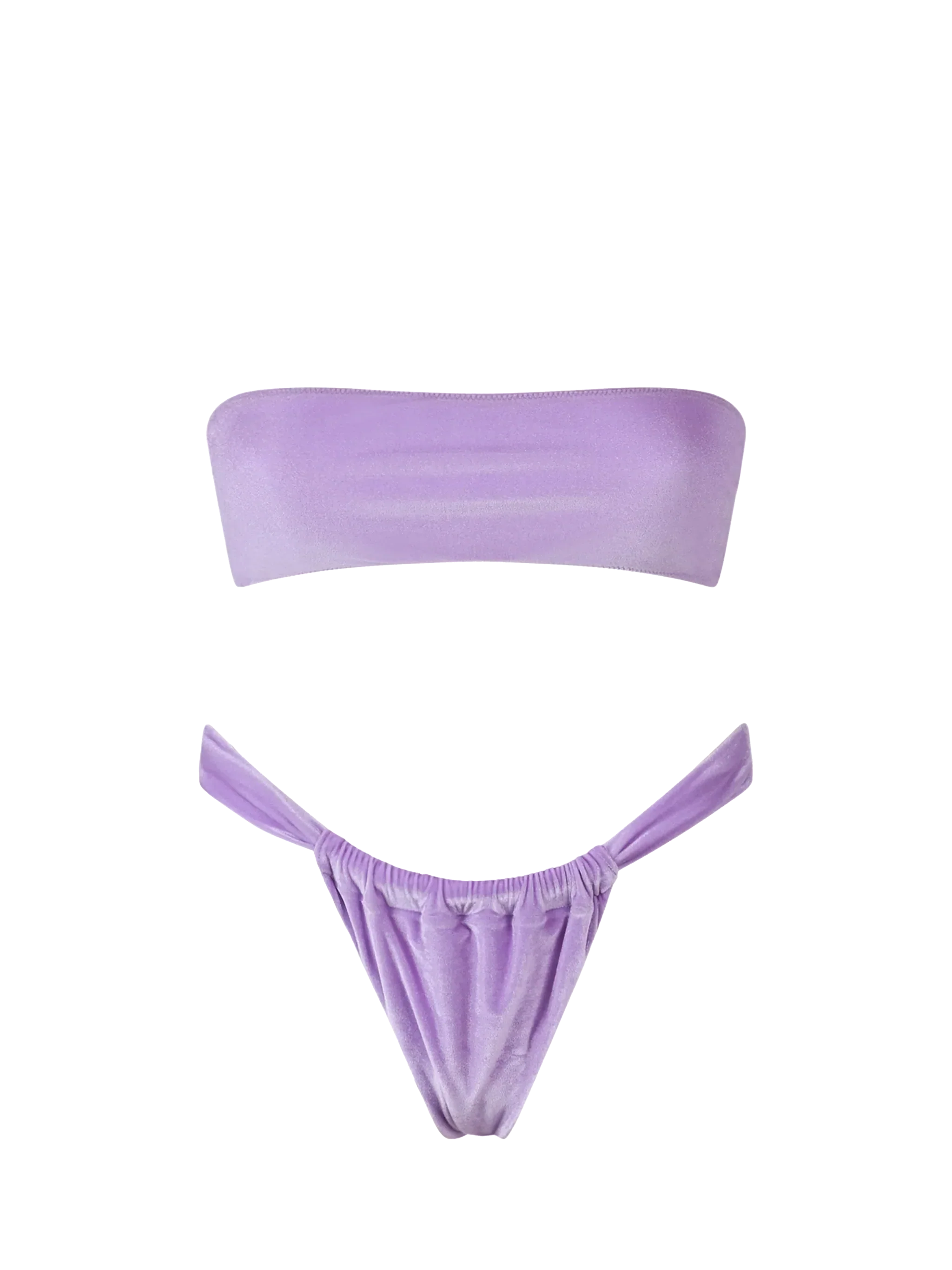 Woman chenille bandeau bikini Rebby Noelle