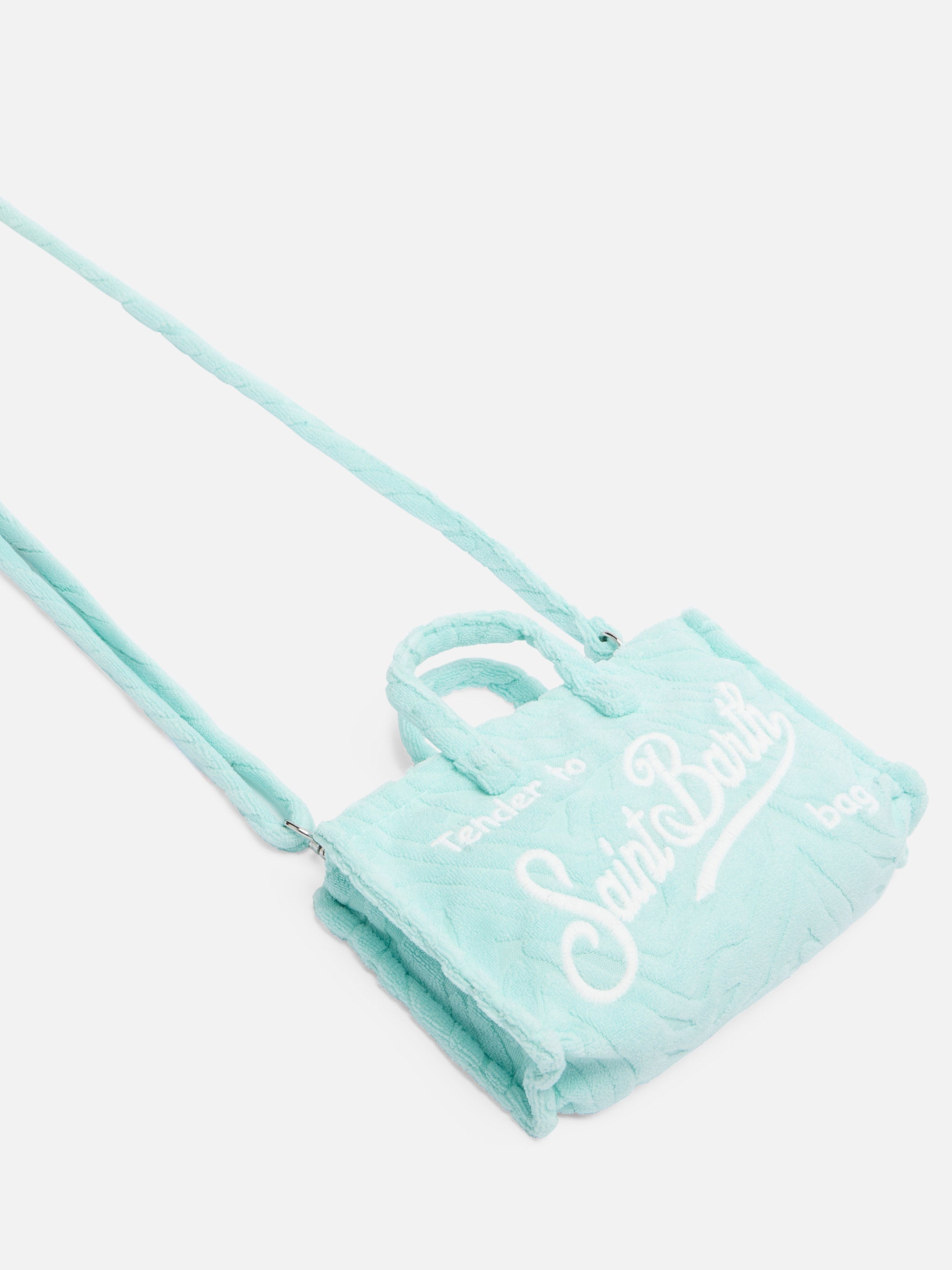 Phone Bag in spugna goffrata zebrata