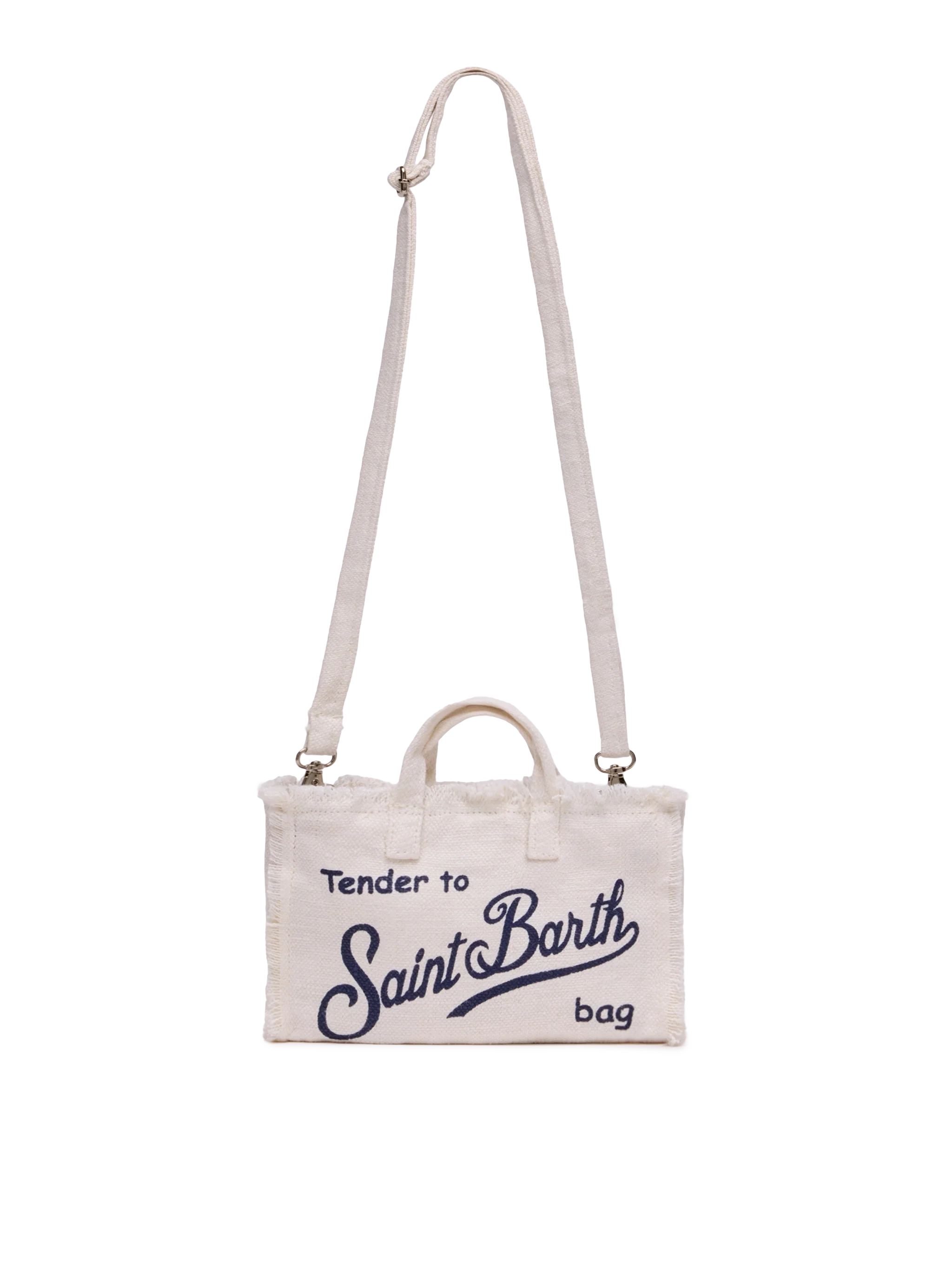 Phone Bag in lino bianco sporco