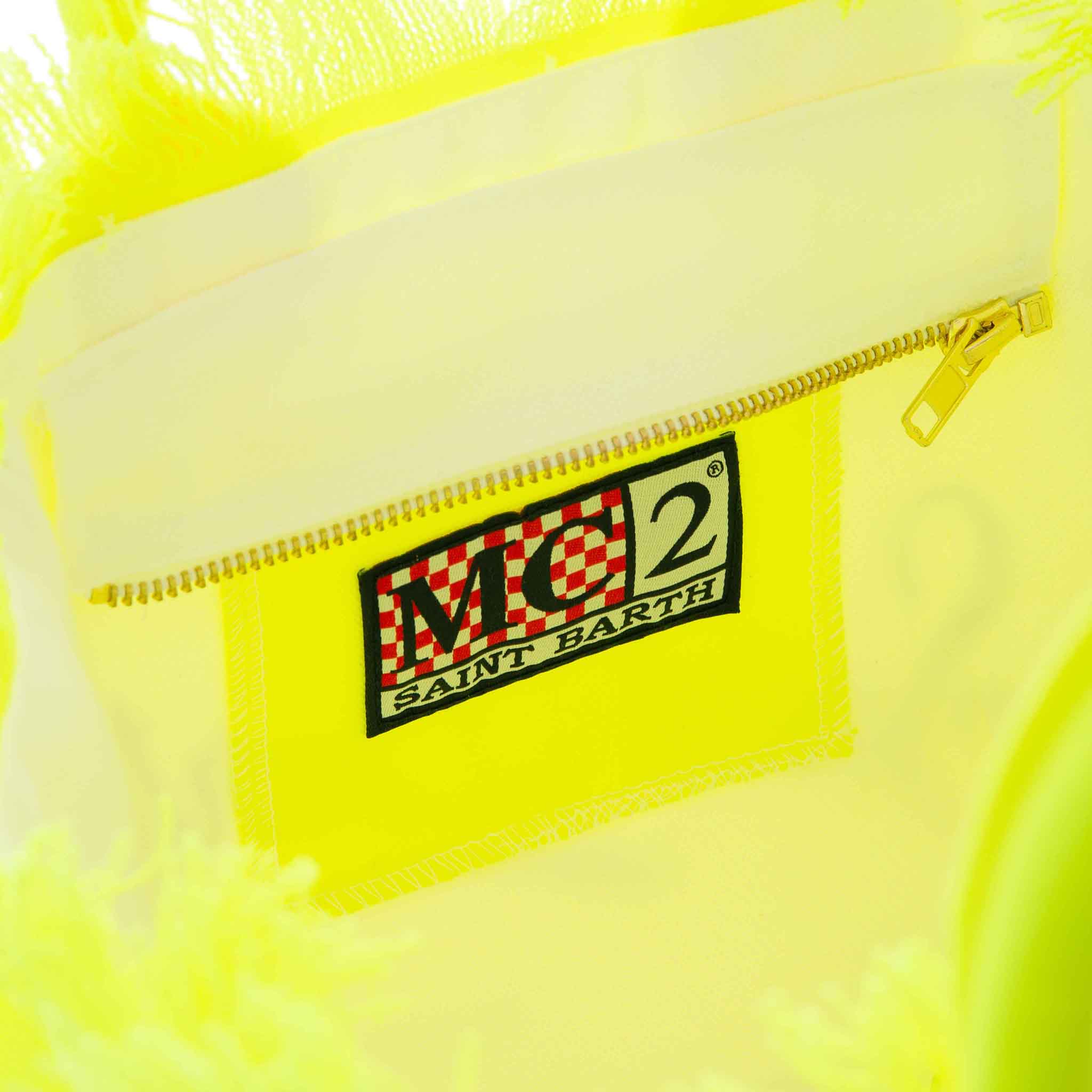 Borsa Colette in canvas di cotone giallo fluo