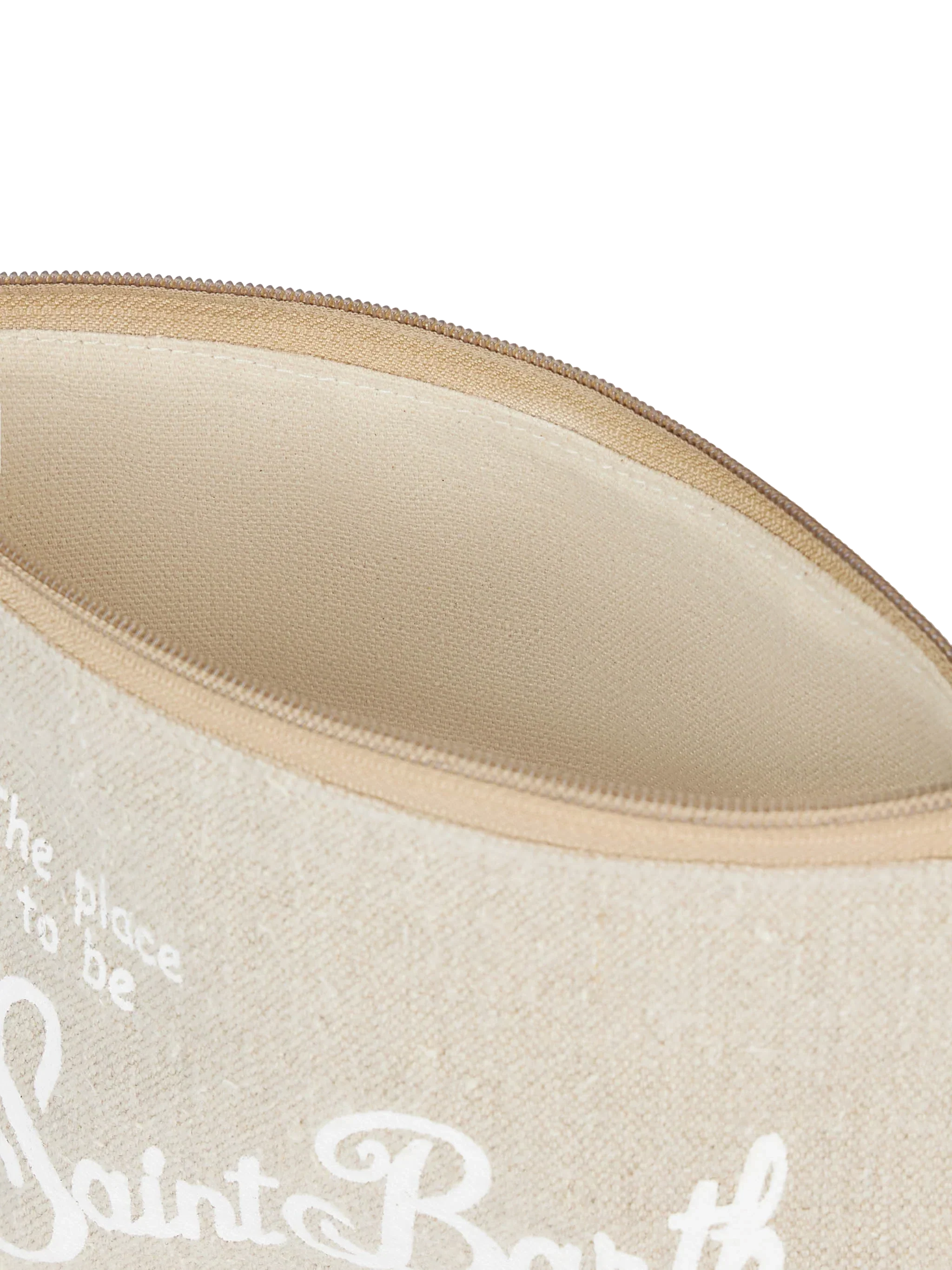 Pochette Aline in lino beige