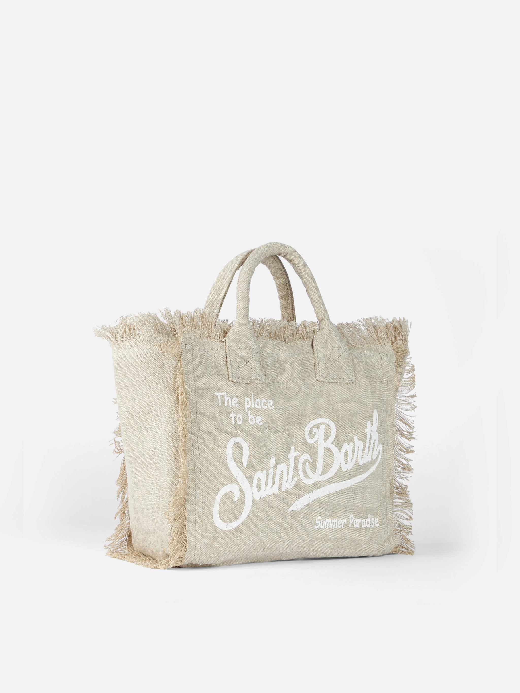 Borsa Colette in lino beige