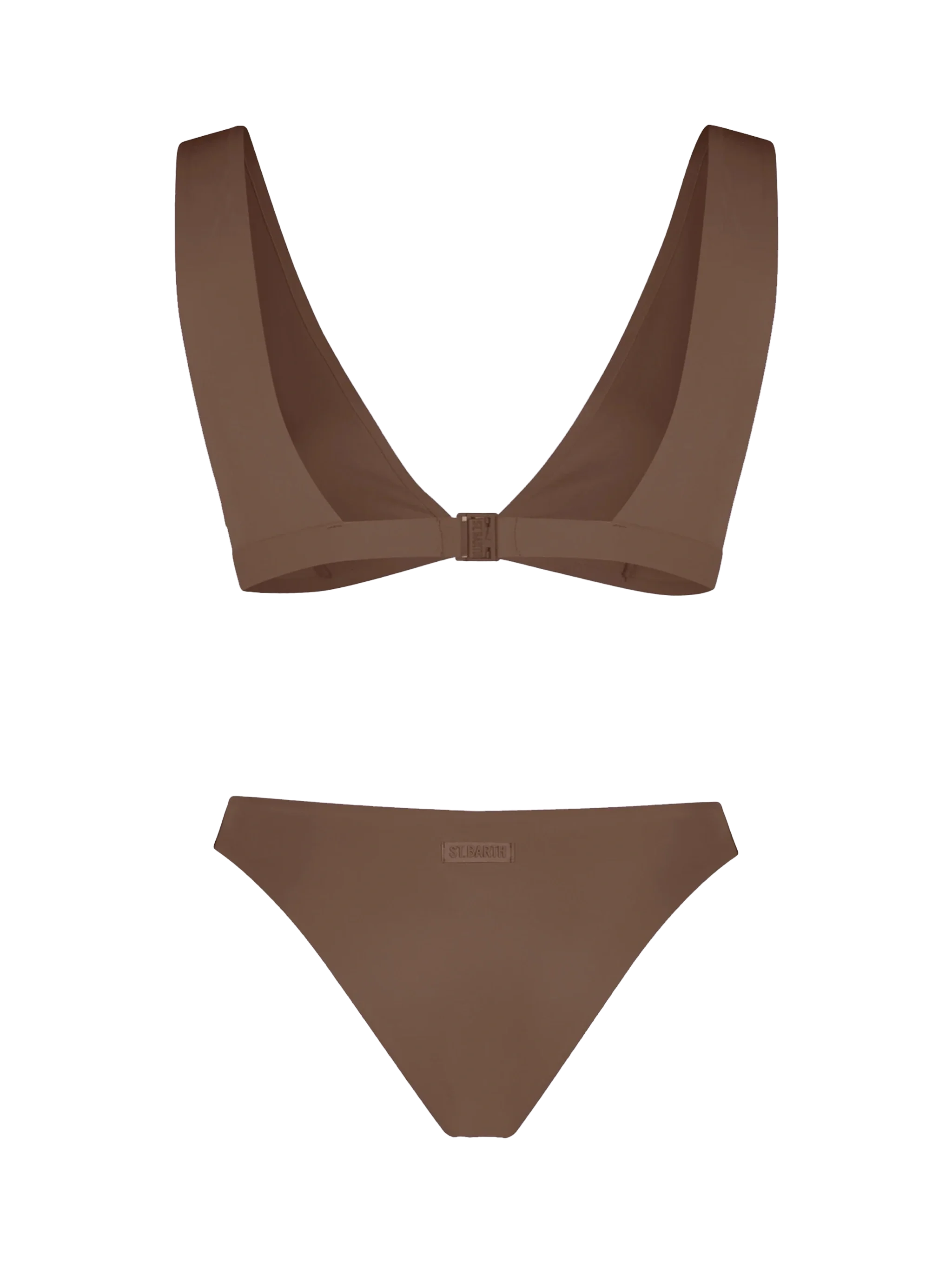 Woman brown heatsealed scooped bikini Ofelia Reanna