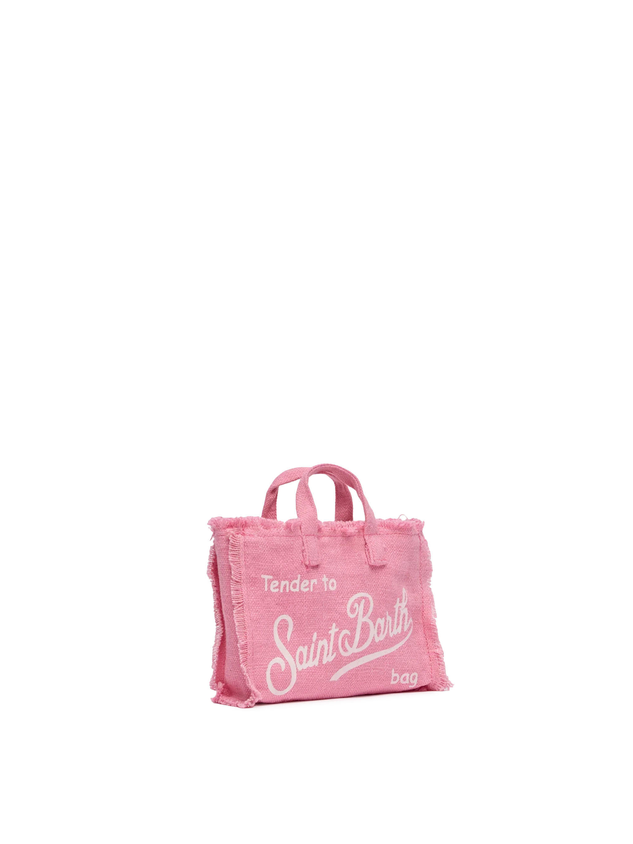 Pink linen Phone Bag