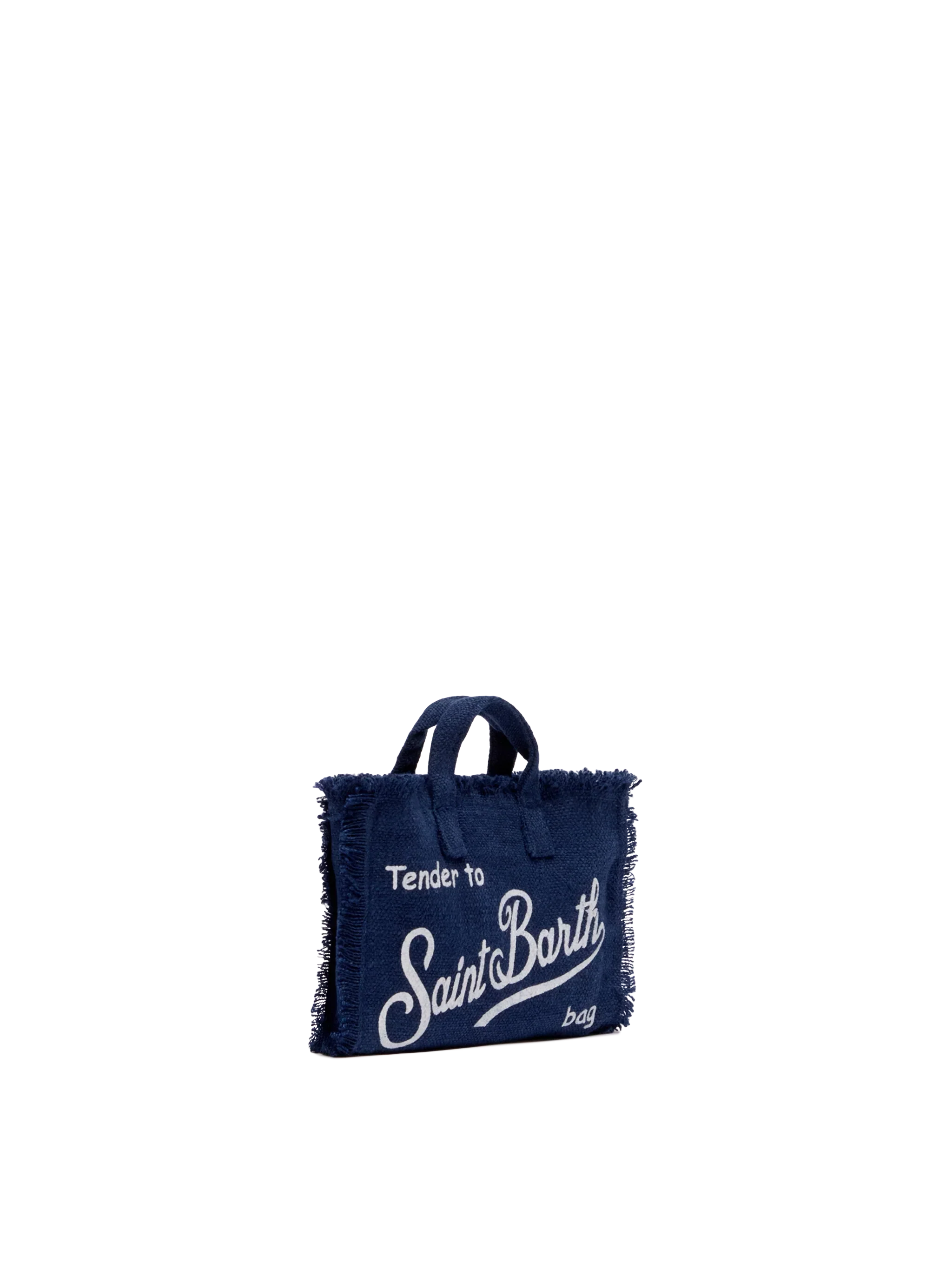 Navy blue linen Phone Bag