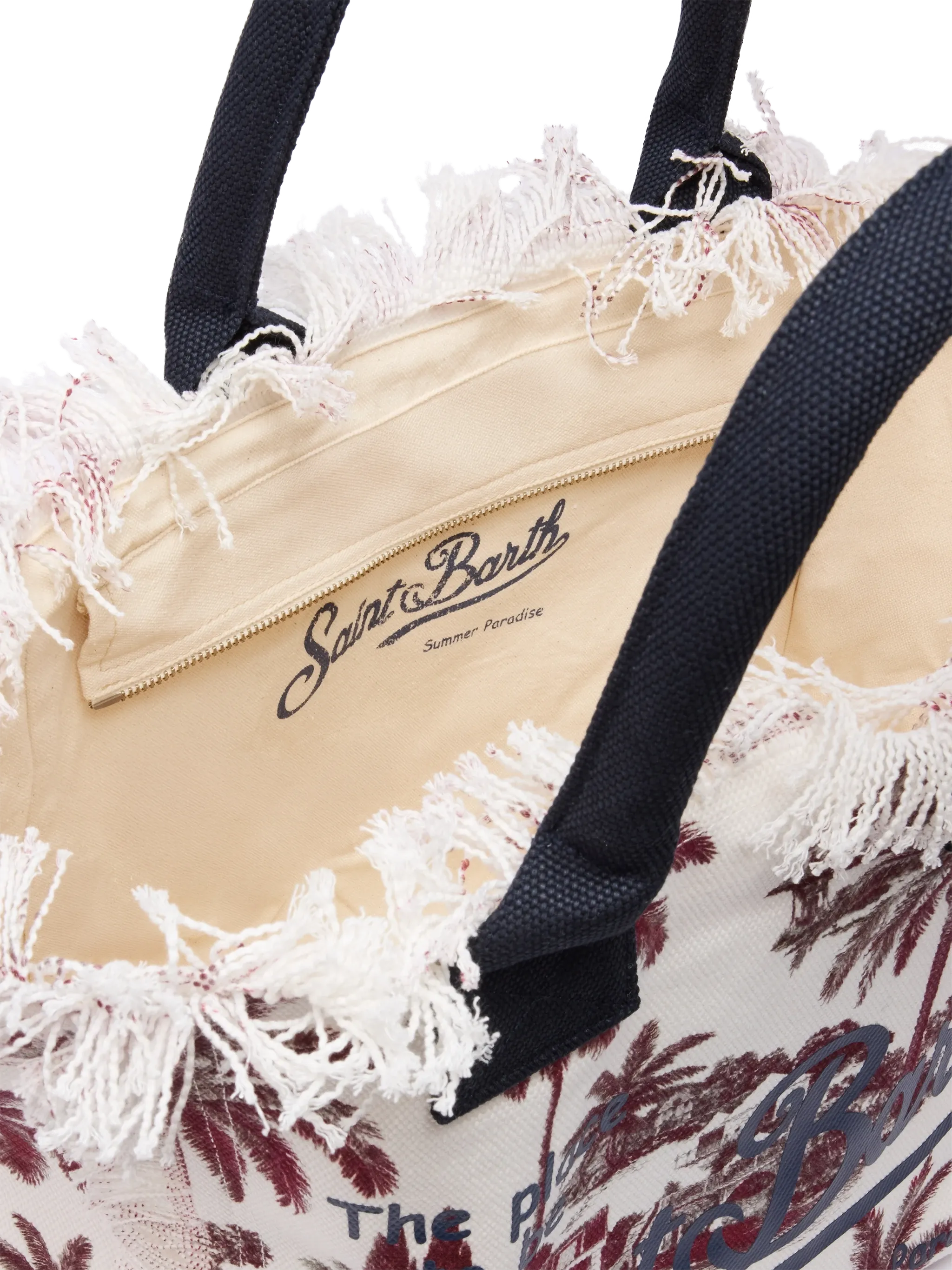 Borsa a spalla Vanity in canvas di cotone con stampa toile de jouy | AI CO-CREATED DESIGN BY RICKDICK - POWERED BY RED-EYE